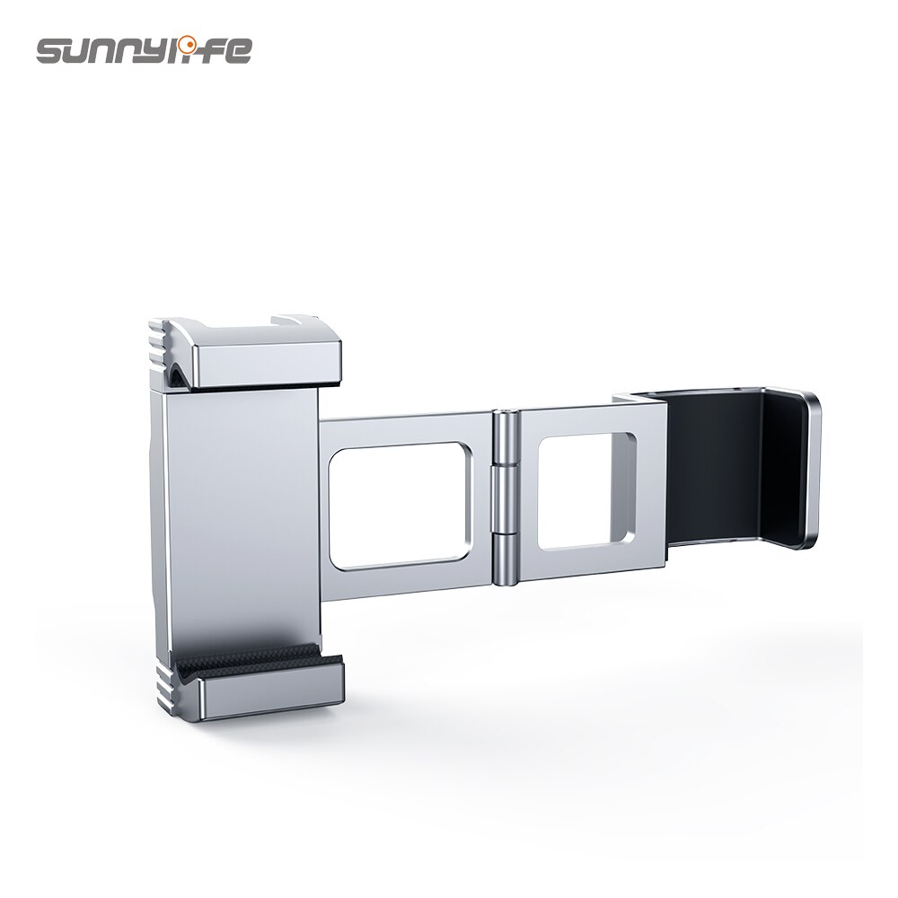 Aluminum Alloy Metal Smartphone Clamp Foldable Camera Mount Holder for DJI POCKET 2/OSMO POCKET Handheld Gimbal Accessories