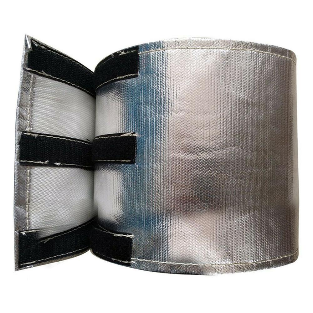 7" X 24" Starter Heat Shield Aluminum Heat Shielding Sleeve Insulated Cove Universal Wrap Self Attaching Car Accessories