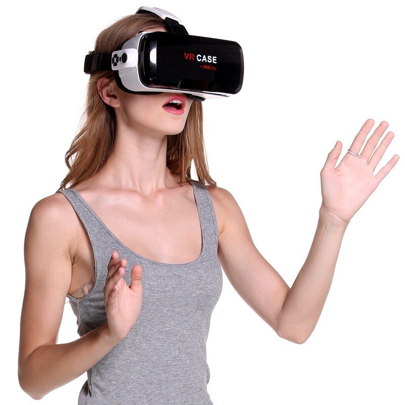 Super clear version VR FALL 6 handy headset 3D gläser Virtuelle Realität Integrierte magnetische heimkino VR gläser