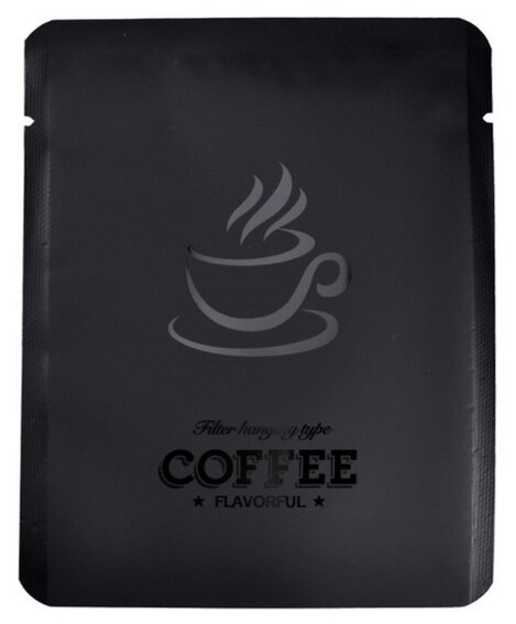 Aluminium Folie offen oben Vakuum Taschen Wärme Dichtung Lebensmittel Lagerung Verpackung Beutel Für Kaffee Tee Snack Muttern Pack 100 teile/los: Schwarz