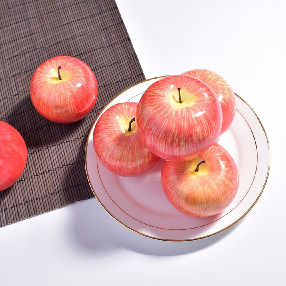6 Stks/set Kunstmatige Rode Appels/Groene Appels/Peren Nep Simulatie Vruchten Thuis Keukenkast Decoratie Ornament Craft