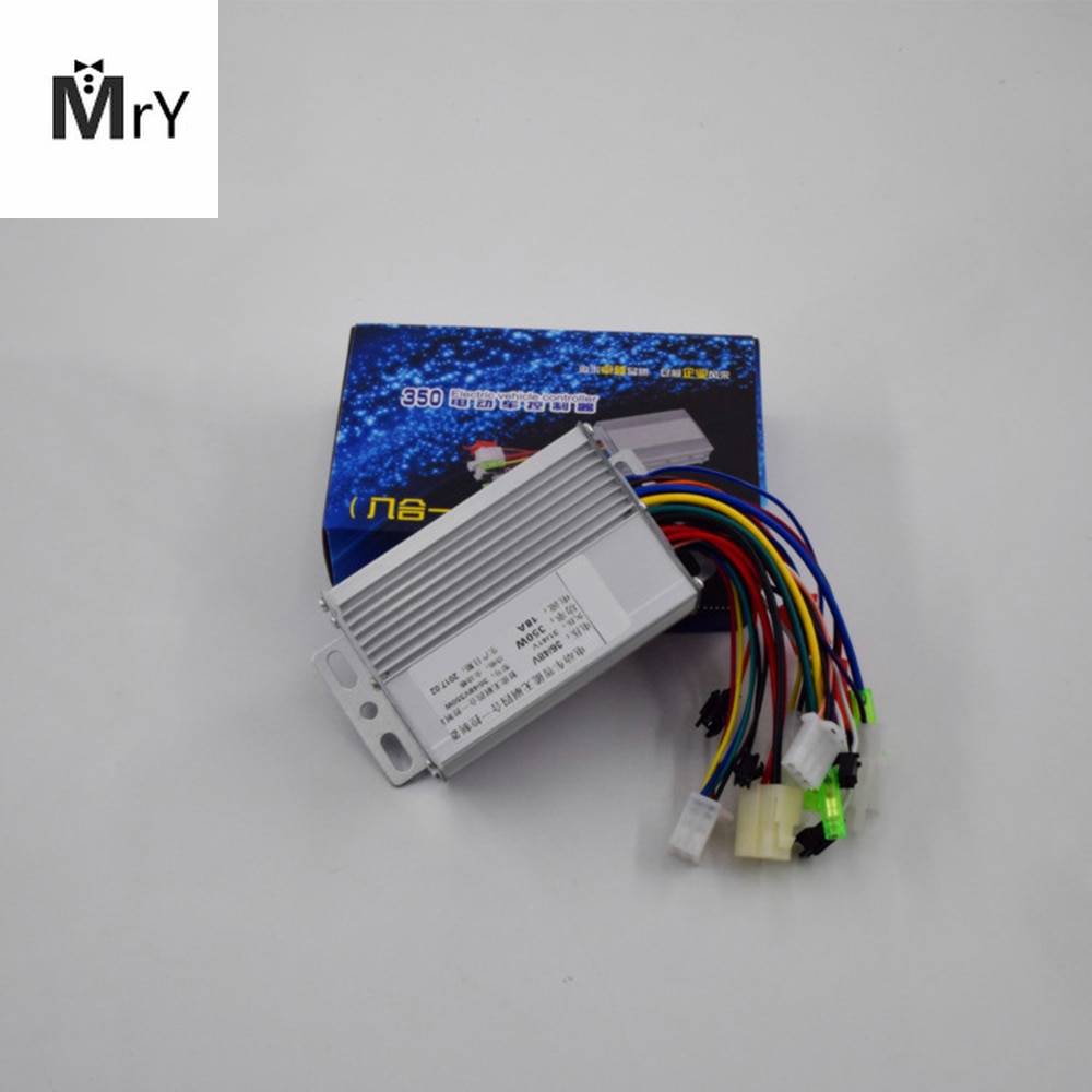 36v 48v dc motor controller 350w elektrisk cykel e-cykel scooter børsteløs hastighedsregulator 103 x 70 x 35mm til elektrisk cykel eb