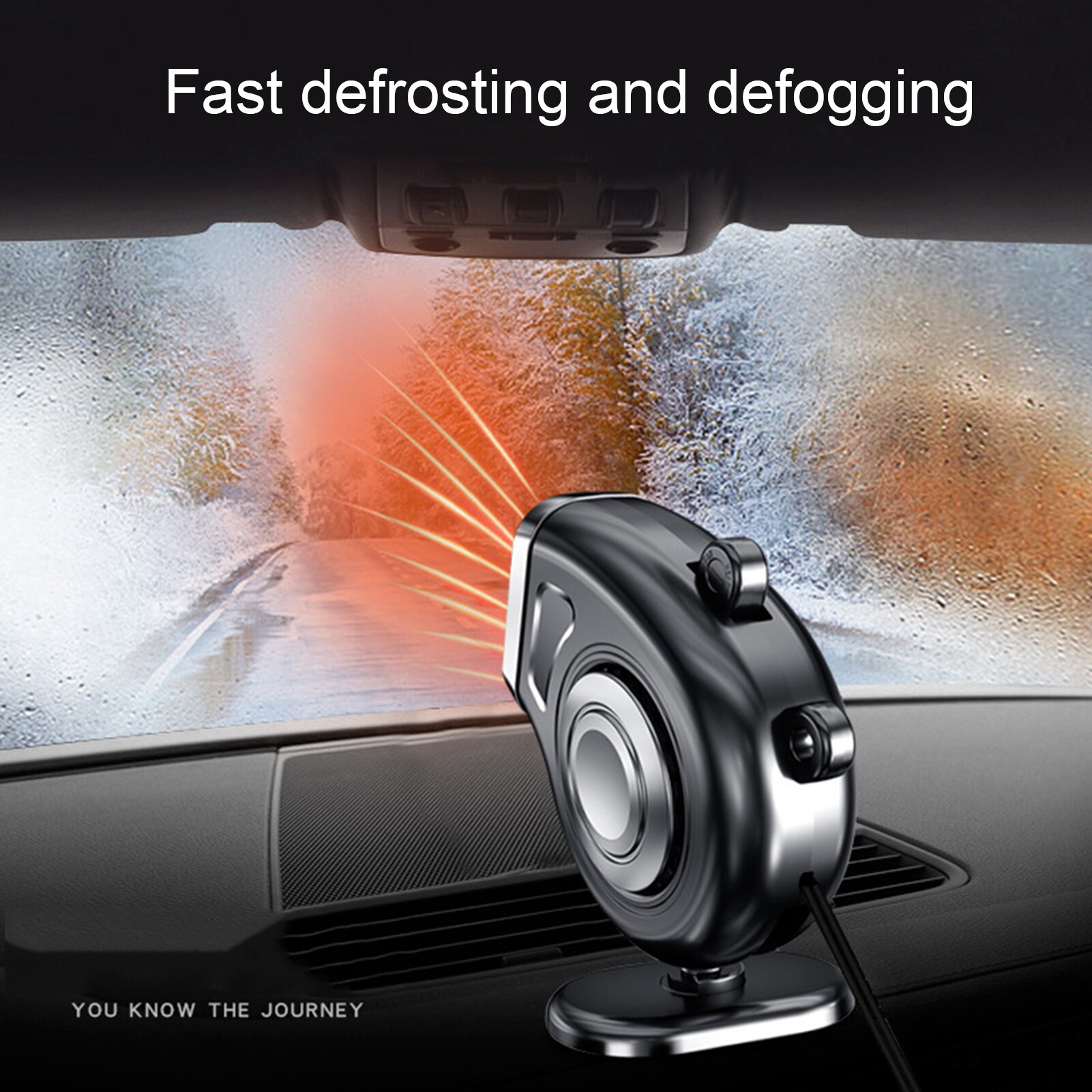 12V 150W Car Dashboard Type Windscreen Fan Heater Demister Warm Cold Dual Use Snow Defrost Fogger Low Noise For car Truck Lorry