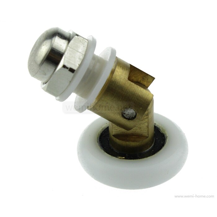 4X 25MM OLD SHOWER DOOR SINGLE WHEELS ROLLERS RUNNERS PULLEYS PARTIALITY