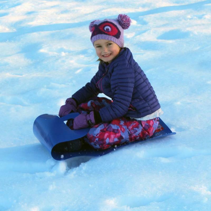 Snow Sled Flying Carpet Grass Skiing Carpet Foldable Snow Tubes Snowboard Toboggan Portable Easy To Carry Perfect For Kids