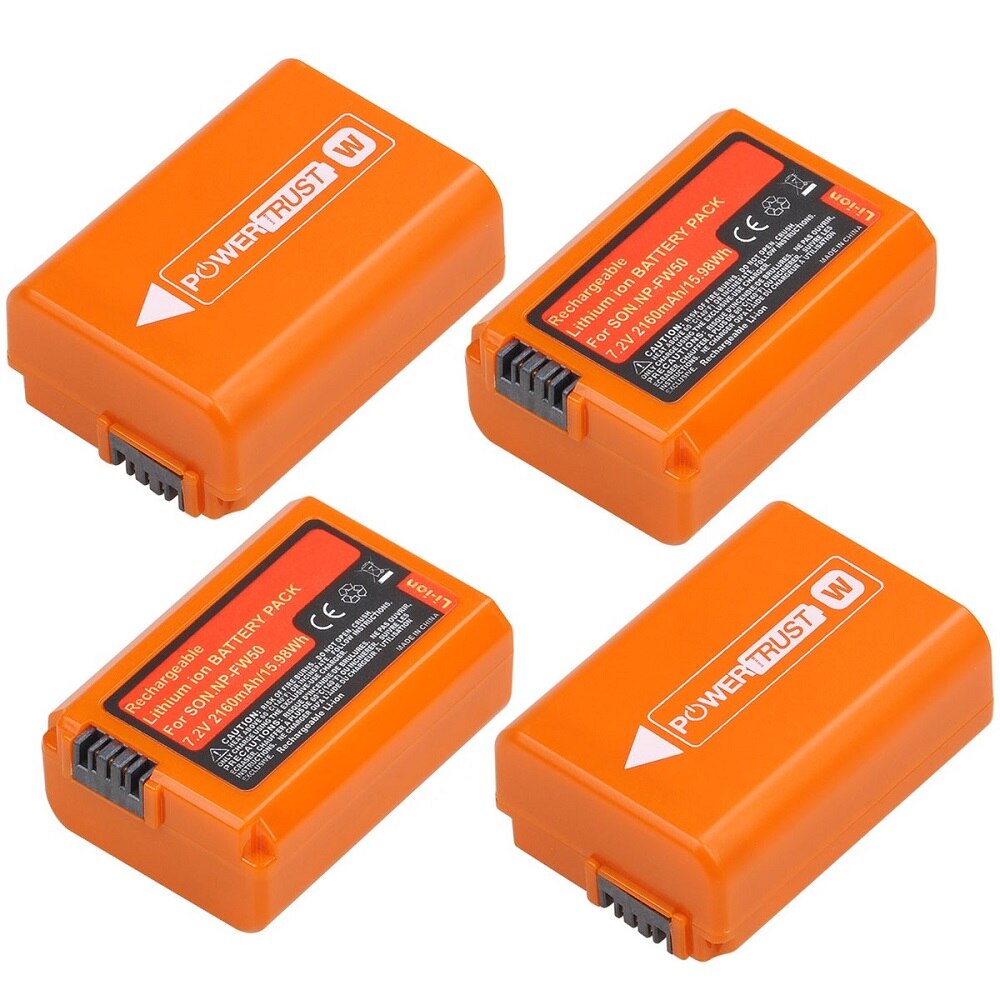 NP-FW50 Camera Battery for Sony A6000 A6500 A6400 A6300 A5000 A5100 A7 A7II A7SII A7S A7S2 A7R A7R2 A7RII A55 A510 RX10 RX10II