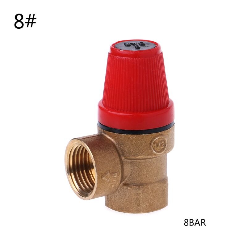 Brass Safety Valve Drain Relief Swithch For Solar Water Heater Double Inner Wire