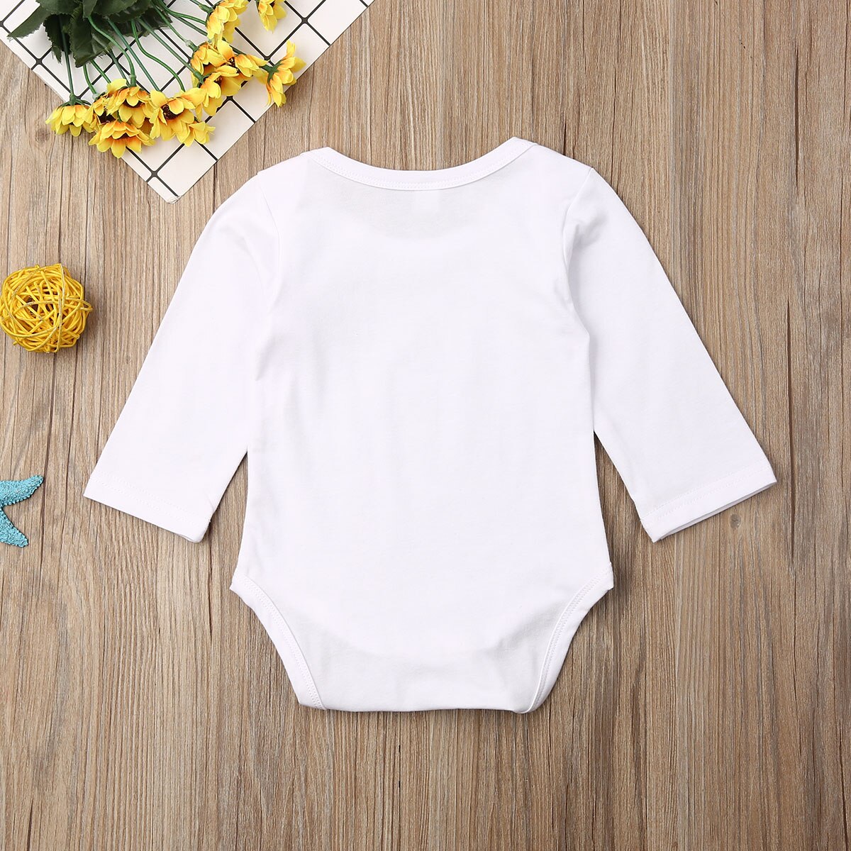 Baby & Großer Bruder Strampler Set - Langarm Buchstaben-Print Baumwollkleidung