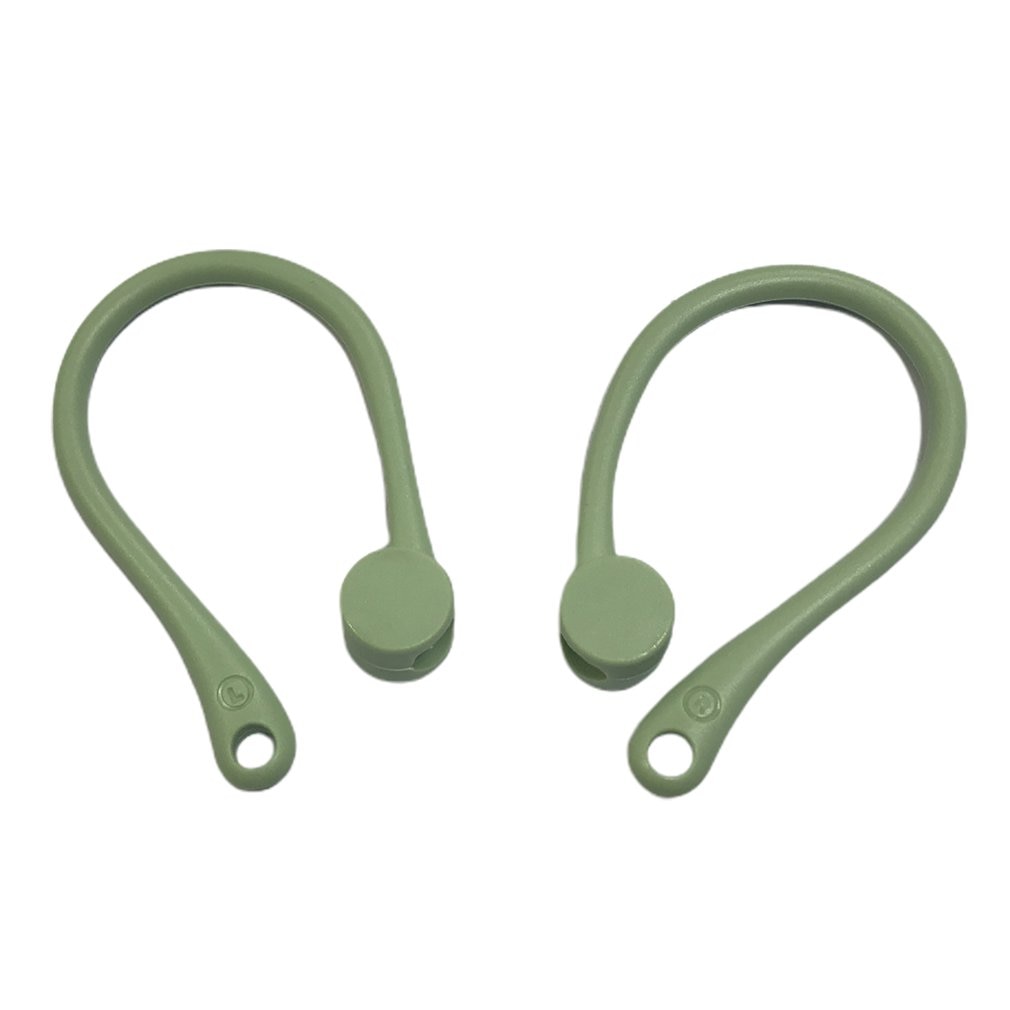 Adequado Para Apple Esportes Fone de ouvido sem fio Anti-Lost Luva de Silicone de Proteção Da Orelha Gancho fone de Ouvido Esportes Gancho: green