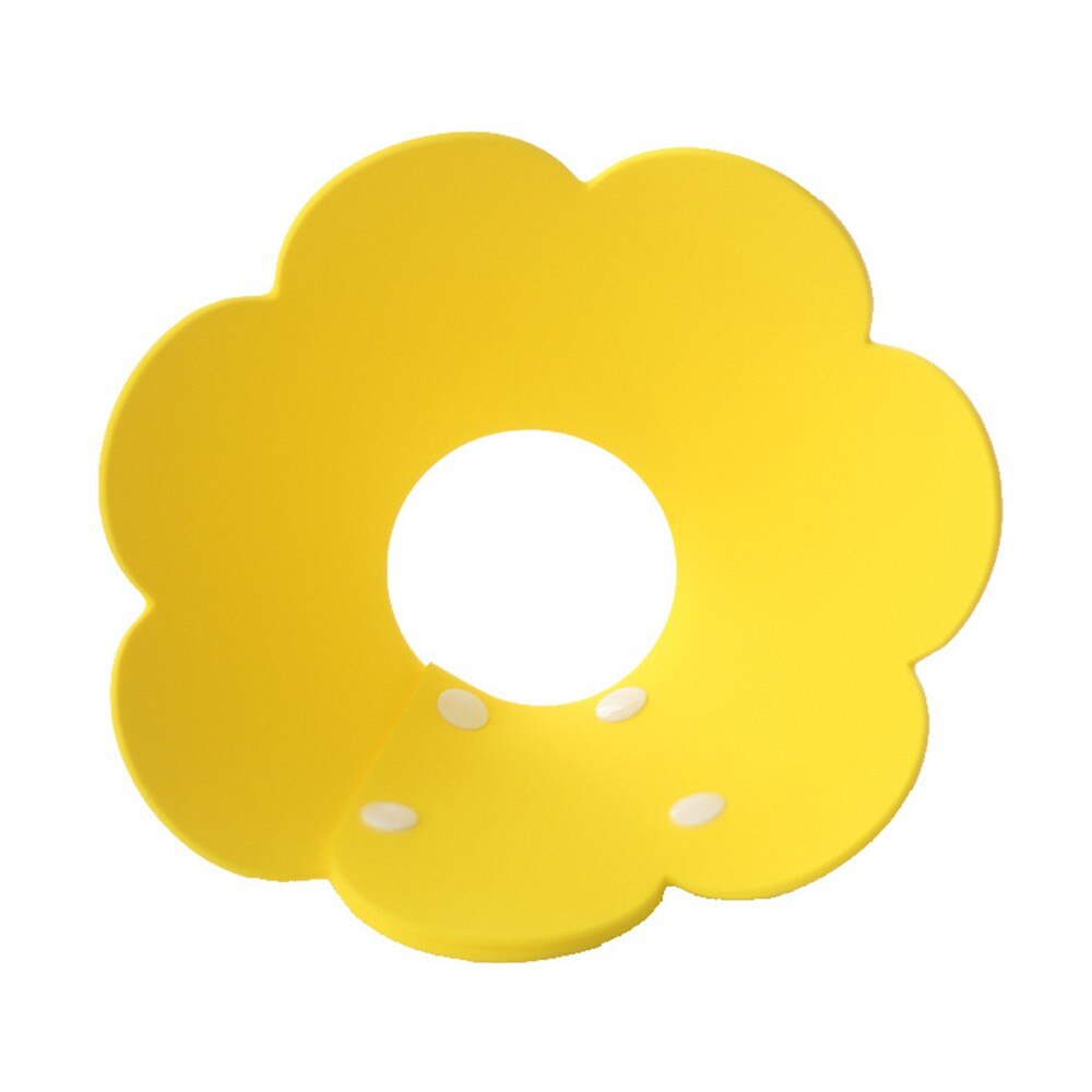 Cute Pet Protective Collars for Dogs Cats Wound Healing Protection Dog Cat Collars Anti-Bite Neck Cone Recovery Circle: 1 Yellow / L