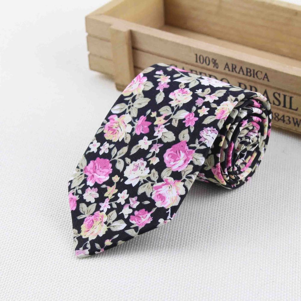 Herre slips 100%  bomuld slips print klassisk slips til mænd business casual desinger mænd slips: 5