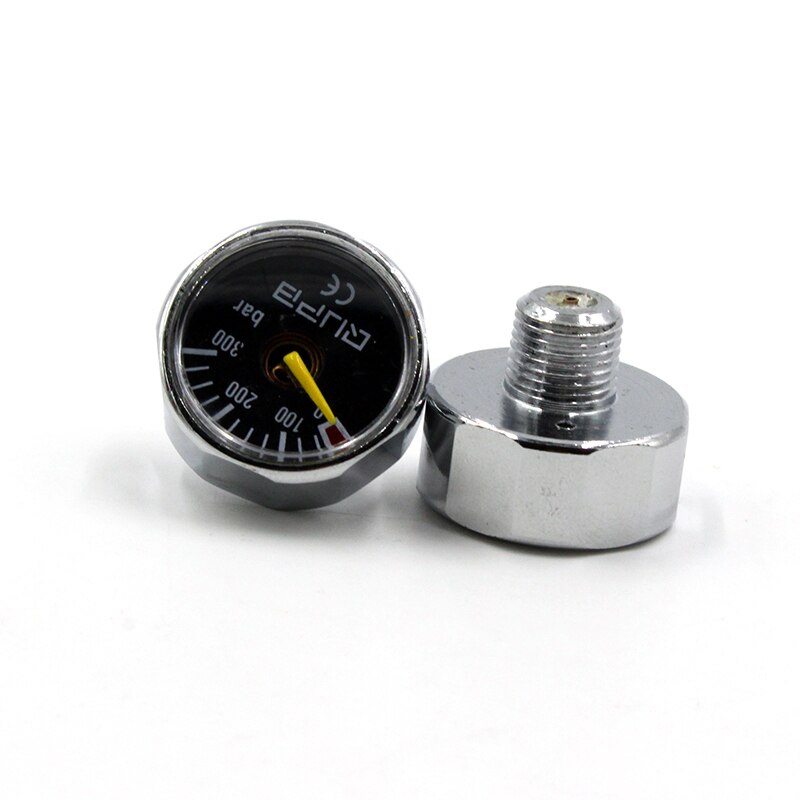 QUPB 1 Inch Mini Pressure Gage 300Bar Black 1/8NPT CE Certificated GES007