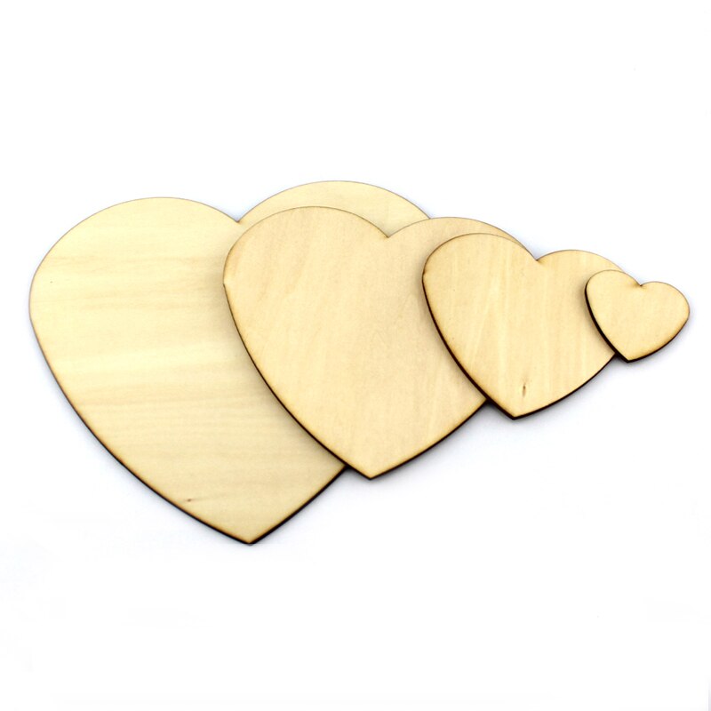 Heart-shaped wooden board DIY assembled heart-shaped pattern handmade puzzle decoration model peach heart board diy