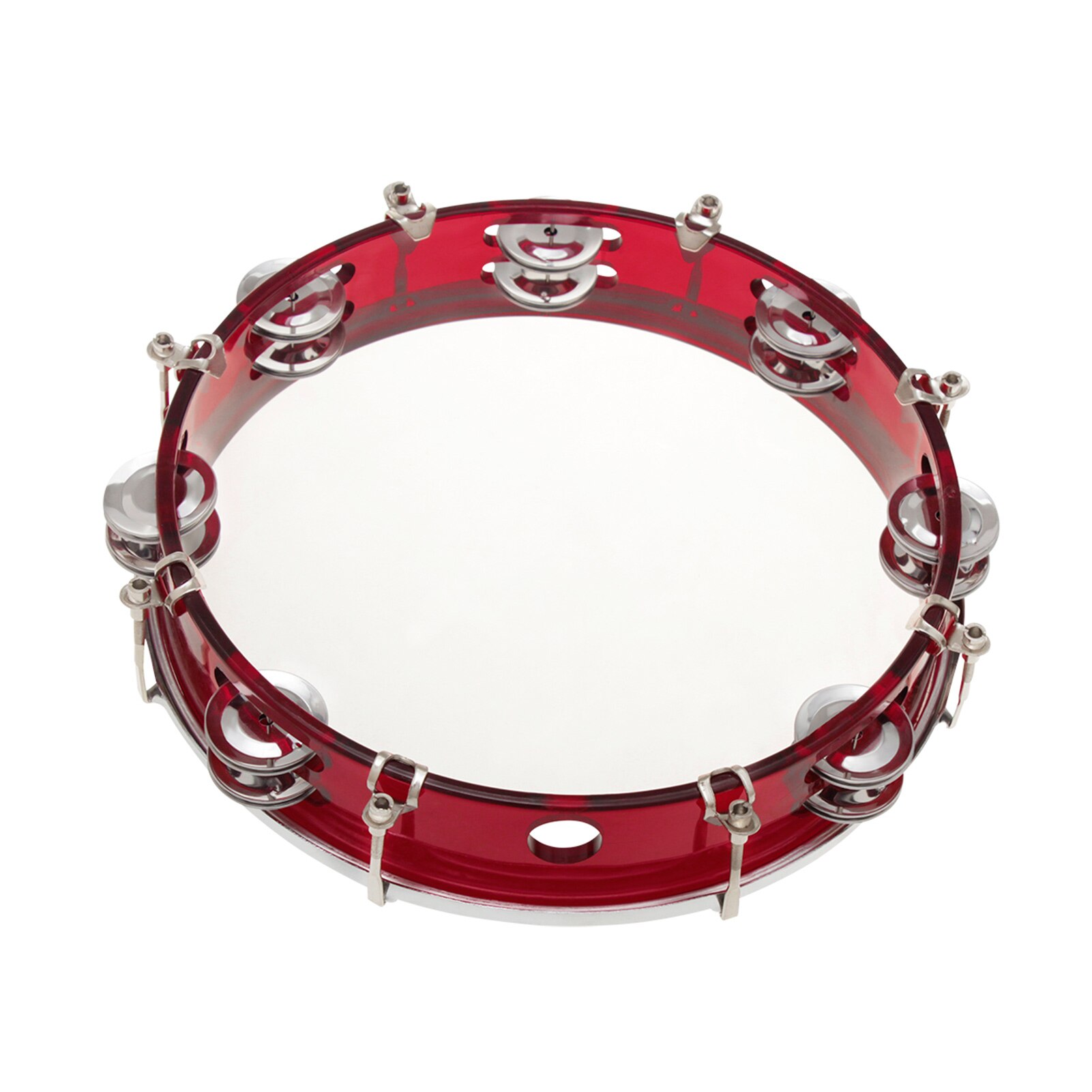10 Inch Handheld Tambourine Double Row Tambourine Drum Set