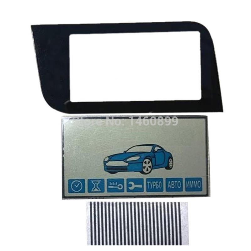 Porte-clé de télécommande LCD A93 à rayures zébrées, en papier et verre, pour Starline A93