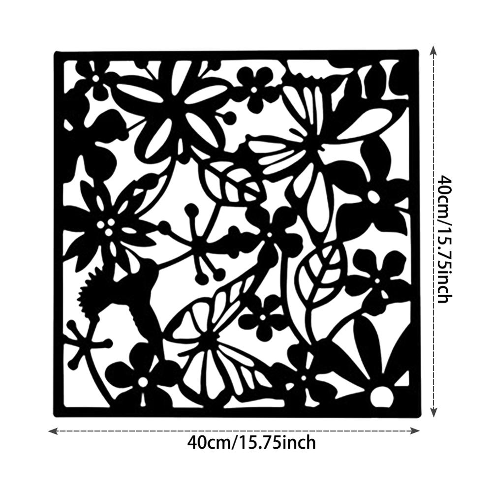 Plastic Hanging Screen Wall Partition Hanging Room Divider Panels for Living Dining Room Office Restaurant Art Decoration