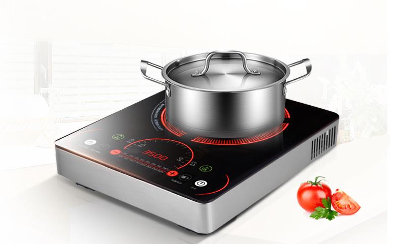 High-power Induction Cooker Electric Hob Household Stainless Steel Induction Cooker 3500W Home Touch Commercial Stove Machine