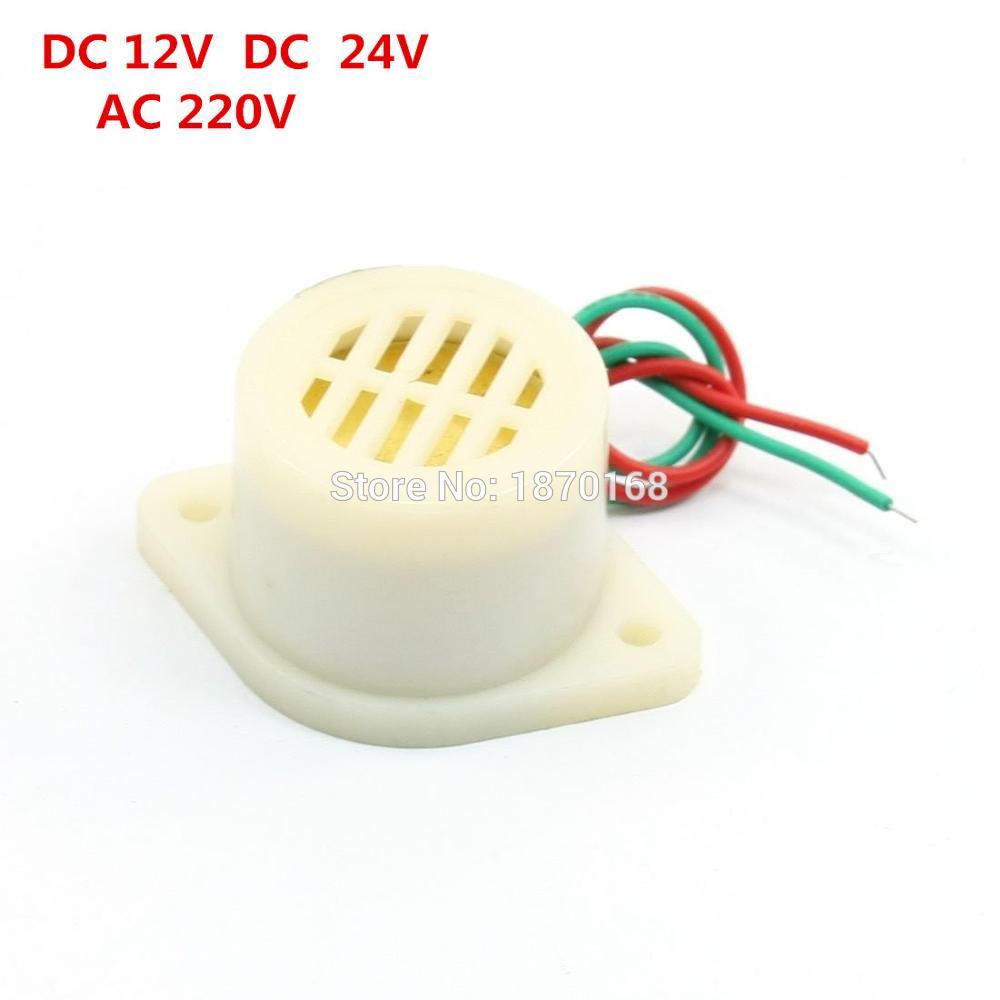 ZMQ-2724 50dB DC 24 V 12 V AC220V Voltage Muziek Buzzer Industriële Alarm