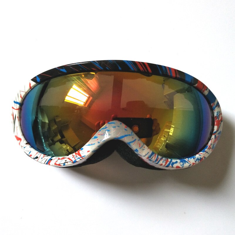 Crianças snowboard gafas óculos de esqui meninos meninas neve óculos de proteção snowboard máscara inverno óculos de neve