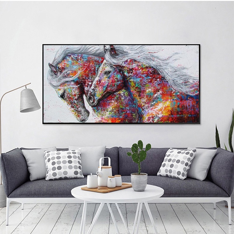 Dutey 5d diamantmaleri hestesæt håndsyning diy diamantbroderi dyr mosaik rhinestone billede yyq