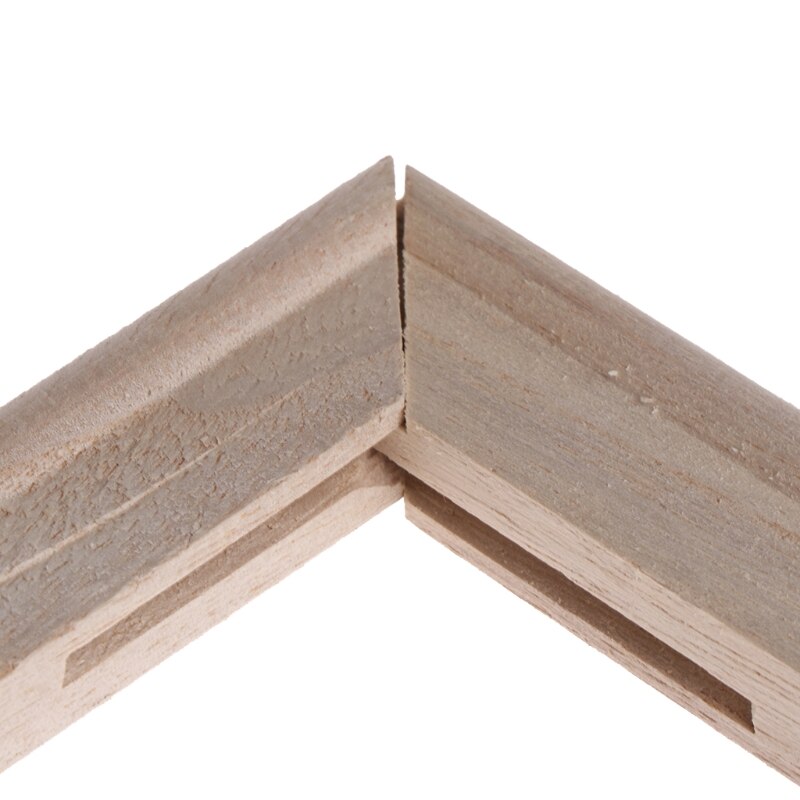 4Pcs/Set Wood Stretcher Strip Bar Frame For Canvas Painting Art Gallery Wrapped Painting Frame