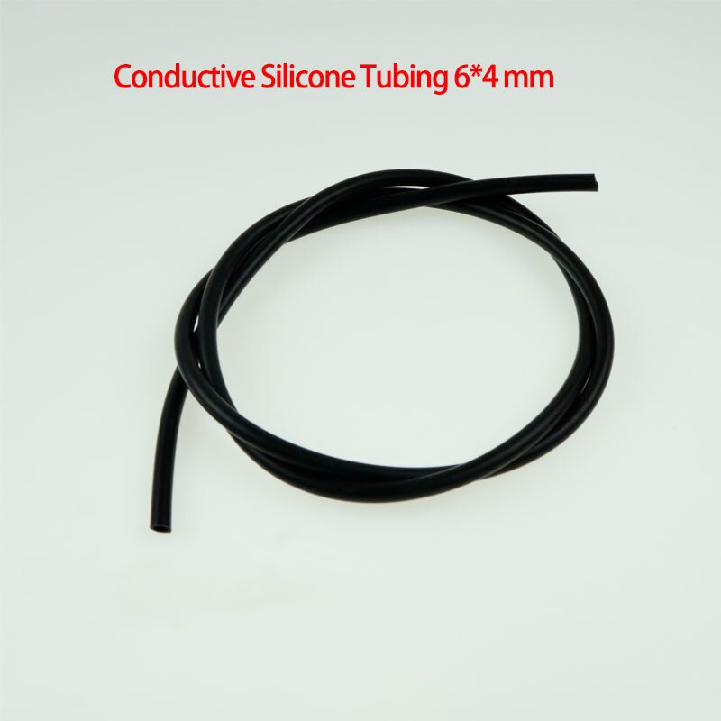 Conductive Silicone Rubber Tube TENS / ESTIM / E-STIM Machine 6mm OD 4mm ID