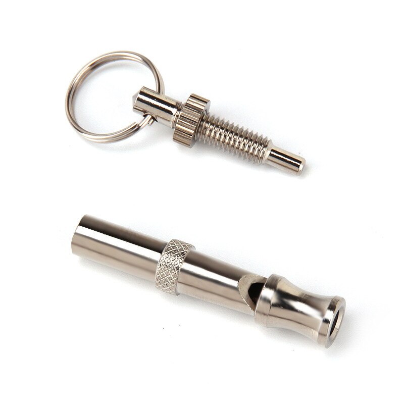 Ultrasonic Adjustable for Training Dogs To Stop Barking High Frequency Obedience Whistle Anti Bark Stainless Steel Whistle