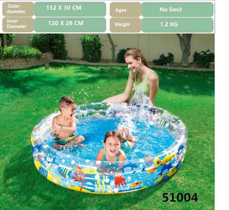 Bambino piscina gonfiabile per bambini piscina per bambini vasca da bagno mare piscina di palline anello di nuoto: 51004