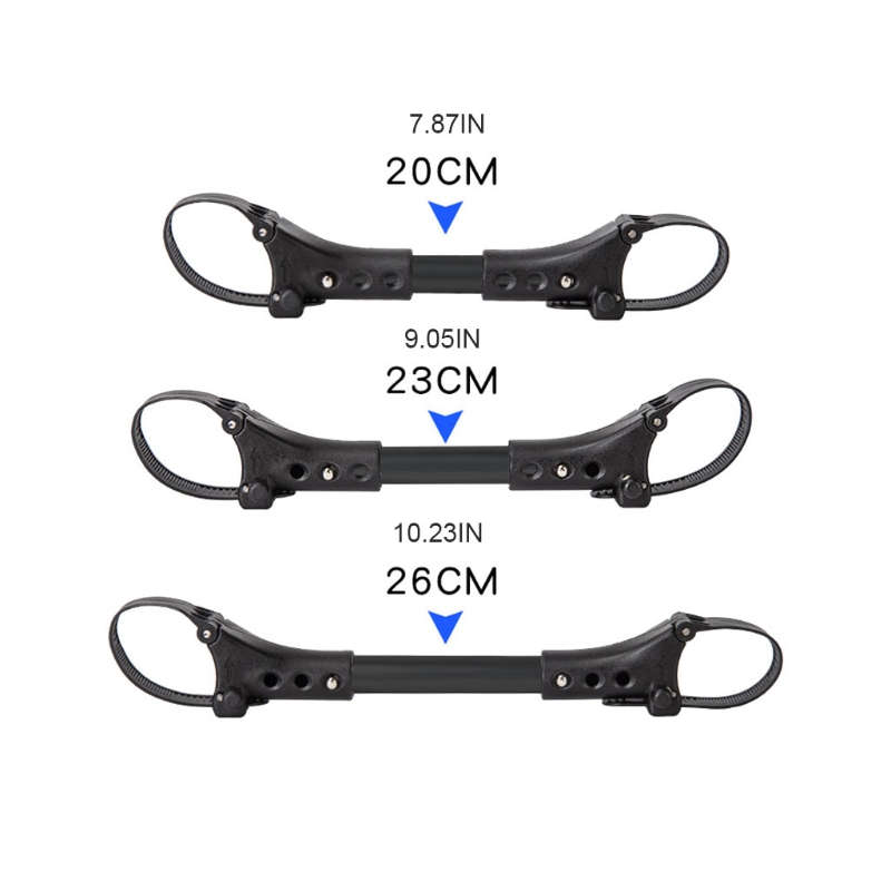 3Pcs Twin Kinderwagen Connector Universele Gewrichten Drieling Quadruplets Baby Winkelwagen Veilige Bandjes Verstelbare Linker Haak