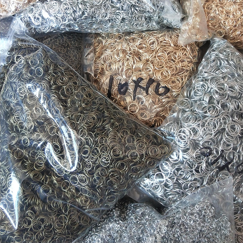 100 Stuks 4/5/6/8/10Mm Open Jump Rings Split Ringen Connectors Voor Diy vinden Maken Sieraden Ambachten Accessoires Fabriek