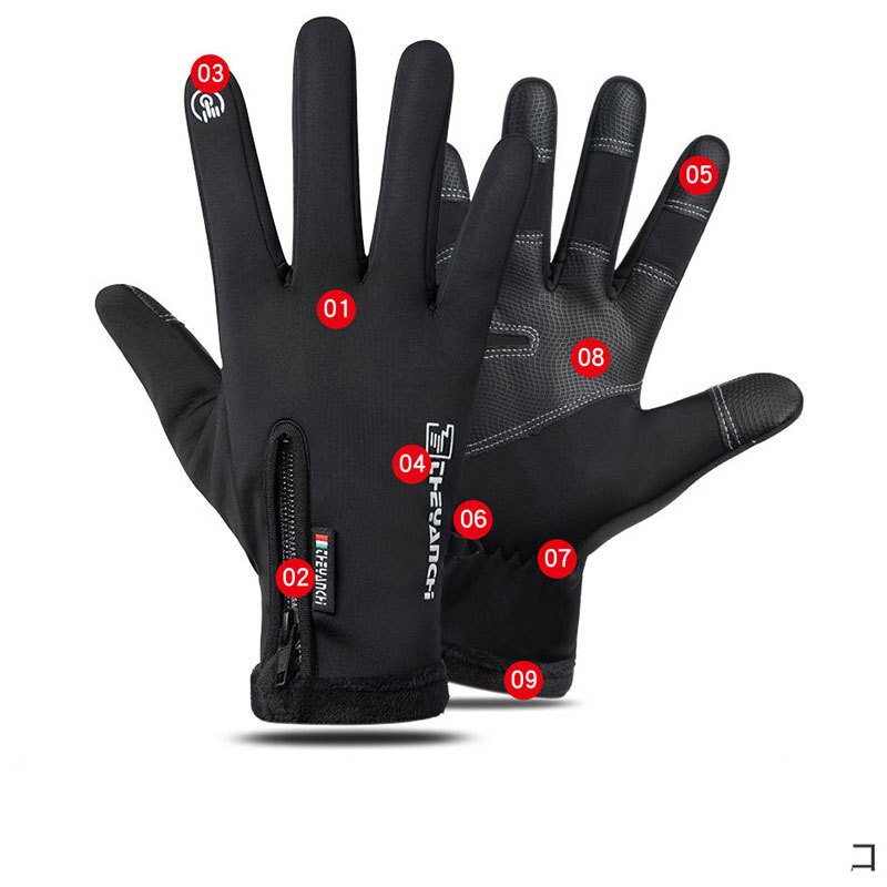Ski Handschoenen Heren Dames Thermische Touchscreen Handschoenen - Waterdicht & Winddicht Voor Skiën & Wintersport Warme Handschoenen Dames