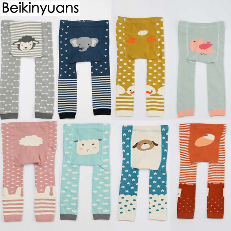 Filles collants bande dessinée gros cul pantalon enfants pantalon coréen coton PP enfants pantalon serré infantile bébé serré ne pas ouvrir l'entrejambe