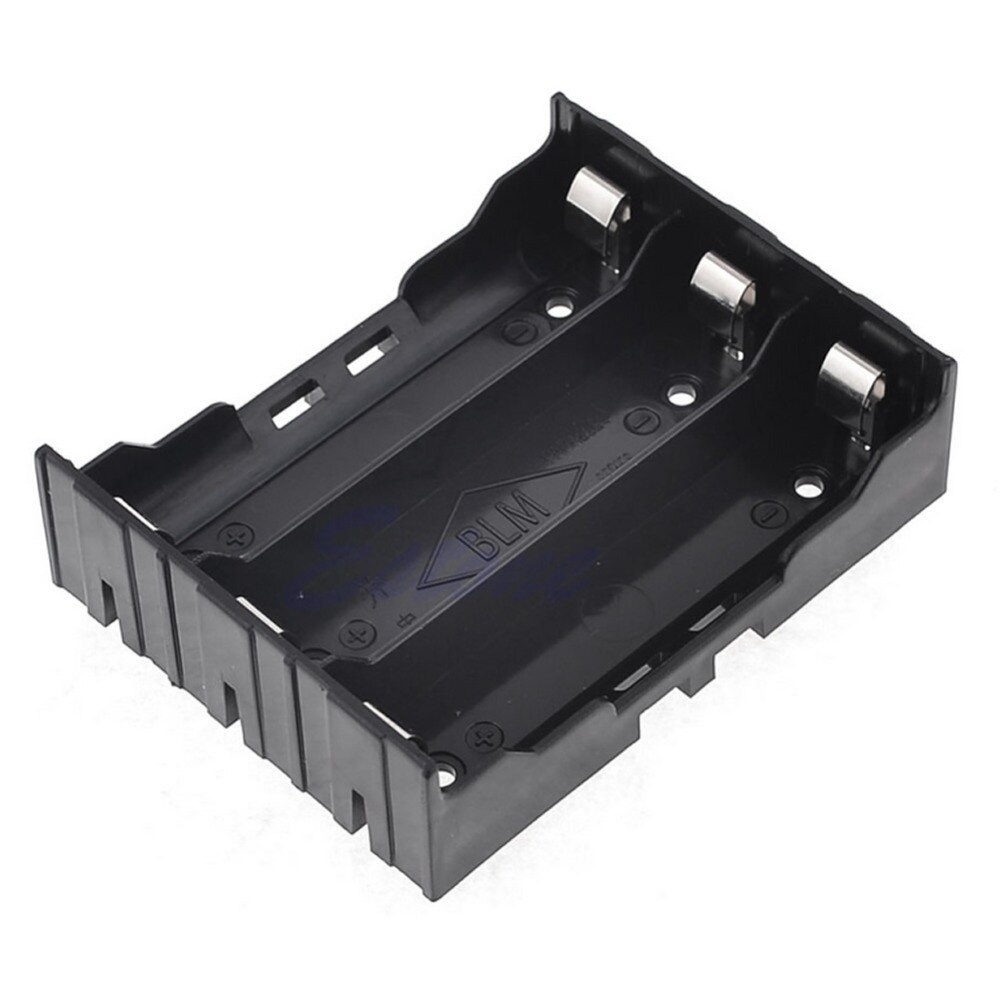 Portabatterie per 2x18650 scatola portaoggetti in plastica per batteria ricaricabile 18650 3.7V fai da te nuovo