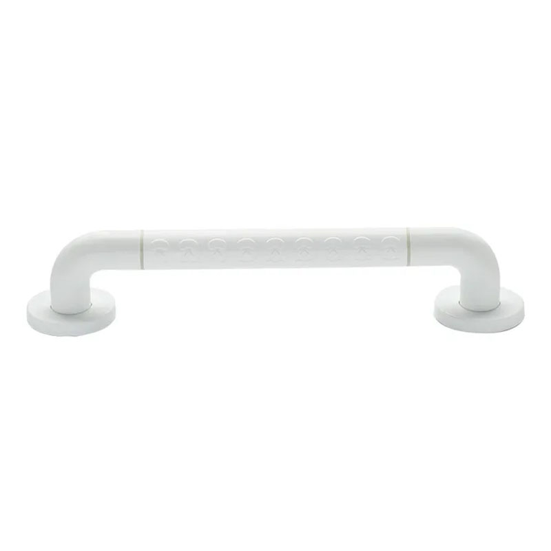 Badkamer met lichtgevende veiligheid Anti-valleuning Roestvrij stalen handgreep Ouderen Antislip toiletarmsteun Badkameraccessoires: WHITE / 50Cm