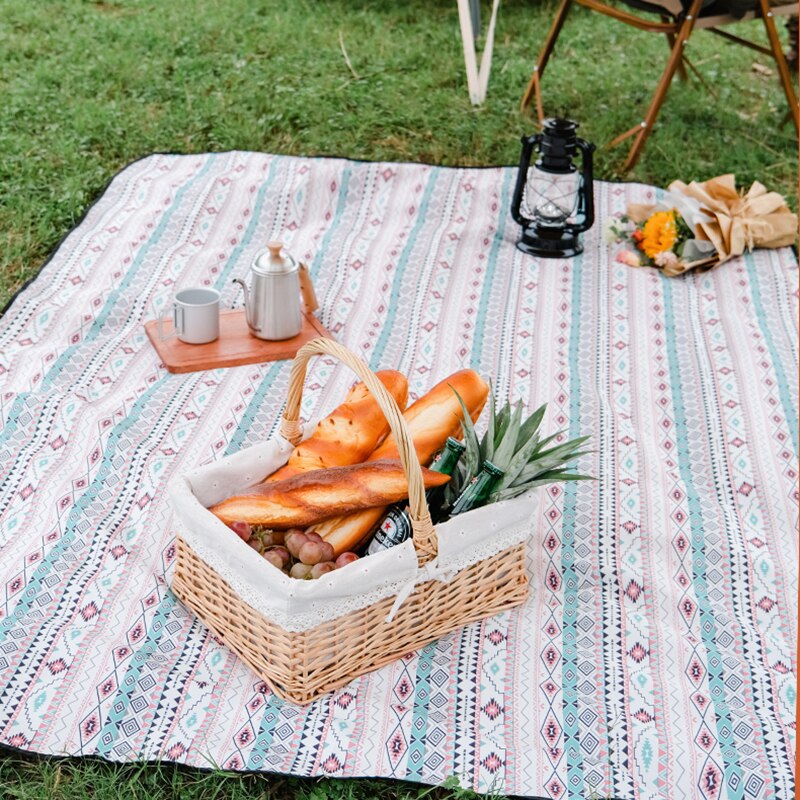Esterilla para exteriores, utensilios de cocina para acampada, cubierta impermeable para acampada, playa, mar, accesorios de Picnic plegables, manta de Picnic portátil