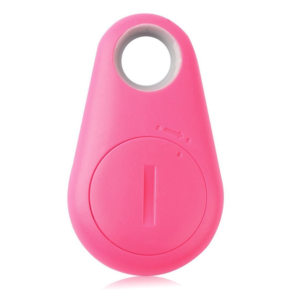 Mini Bluetooth 4.0 Gps Traker Waterdrop Locator Draagbare Anti-Lost Key Finder Pet Tracker Twee Way Alarm Anti-diefstal Apparaat: Roze