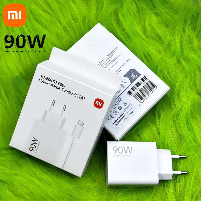 Chargeur Mi Xiaomi 90w Usb C charge hyper rapide compresseur 90 watts Xiao Mi Turbo 4 Poco F7 Pro X7 15 Ultra 14 13 Redmi Note 12