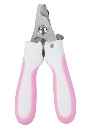 Pet dog nail grinder Toe Care nail cutter Dogs Cats Claw Nail Clippers File Portable Scissors dog grooming trimmer: Red / L