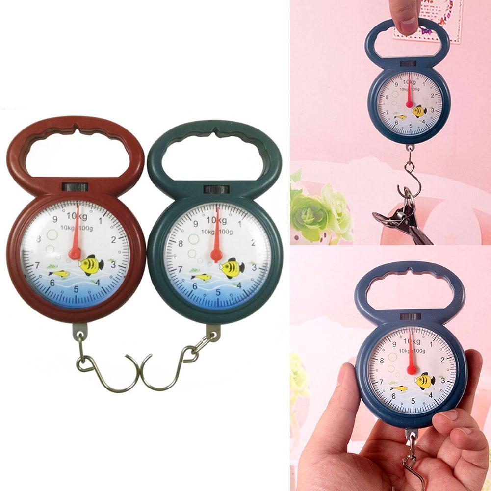 Portable Spring Scale Pocket Pointer Luggage Scale Portable Spring Handy Luggage Scale Handle Travel Bag Weighing