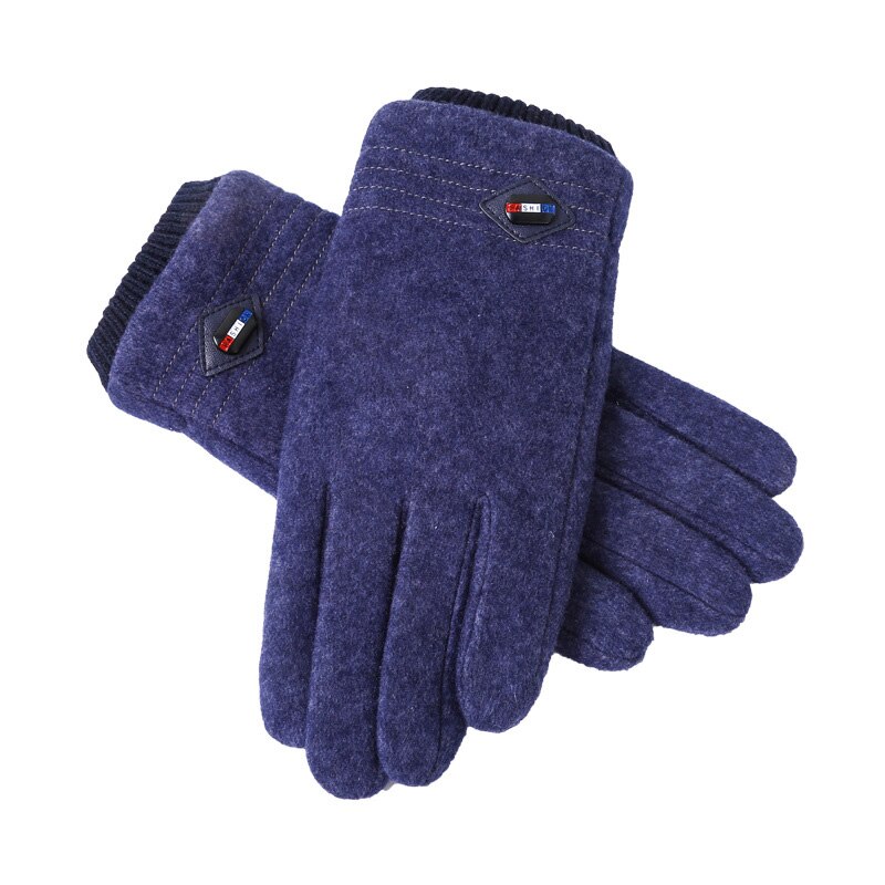 Lot De 4 Paires De Gants D'hiver Chauds En Laine Mélangée