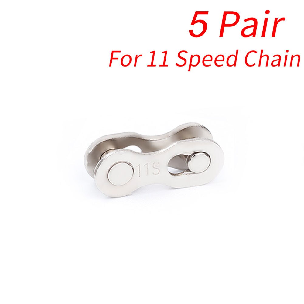 1/5 Pairs Bike Chain Quick Link Mountainbike Aansluiten Master Link Ontbrekende Quick Connector Voor 6/7/8/9/10/11/12 Speed Ketting: 11s