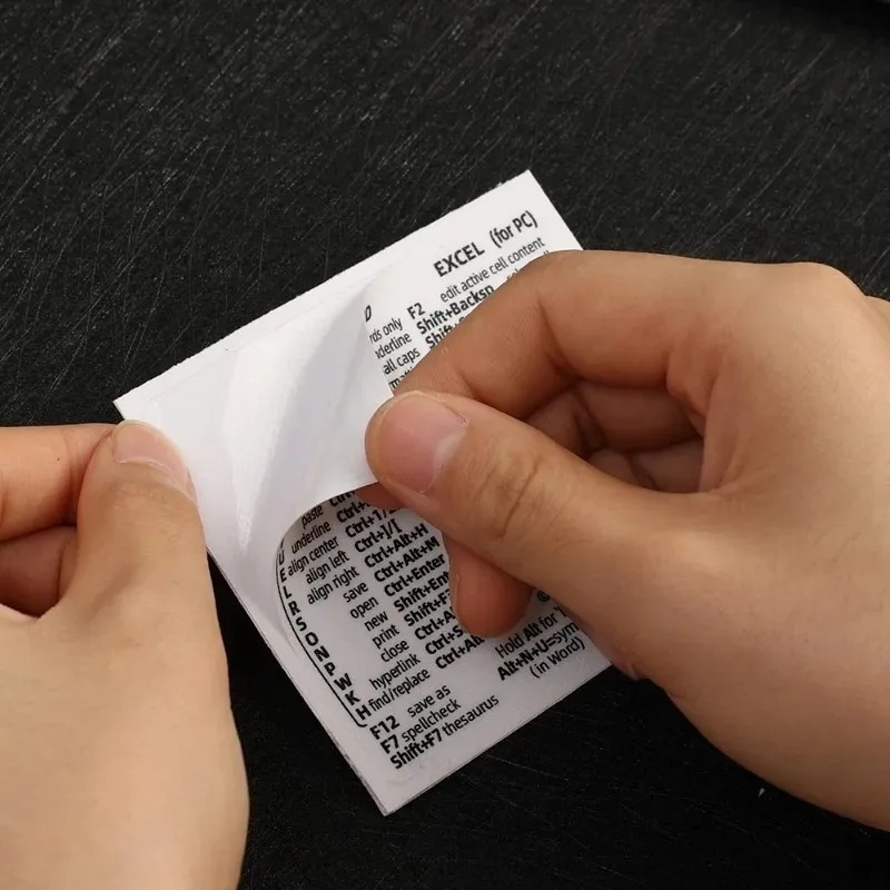 15 Styles Computer Keyboard Shortcut Reference Sticker Adhesive for Laptop Macbook Desk PS Word Excel Clear Shortcut Key Sticker