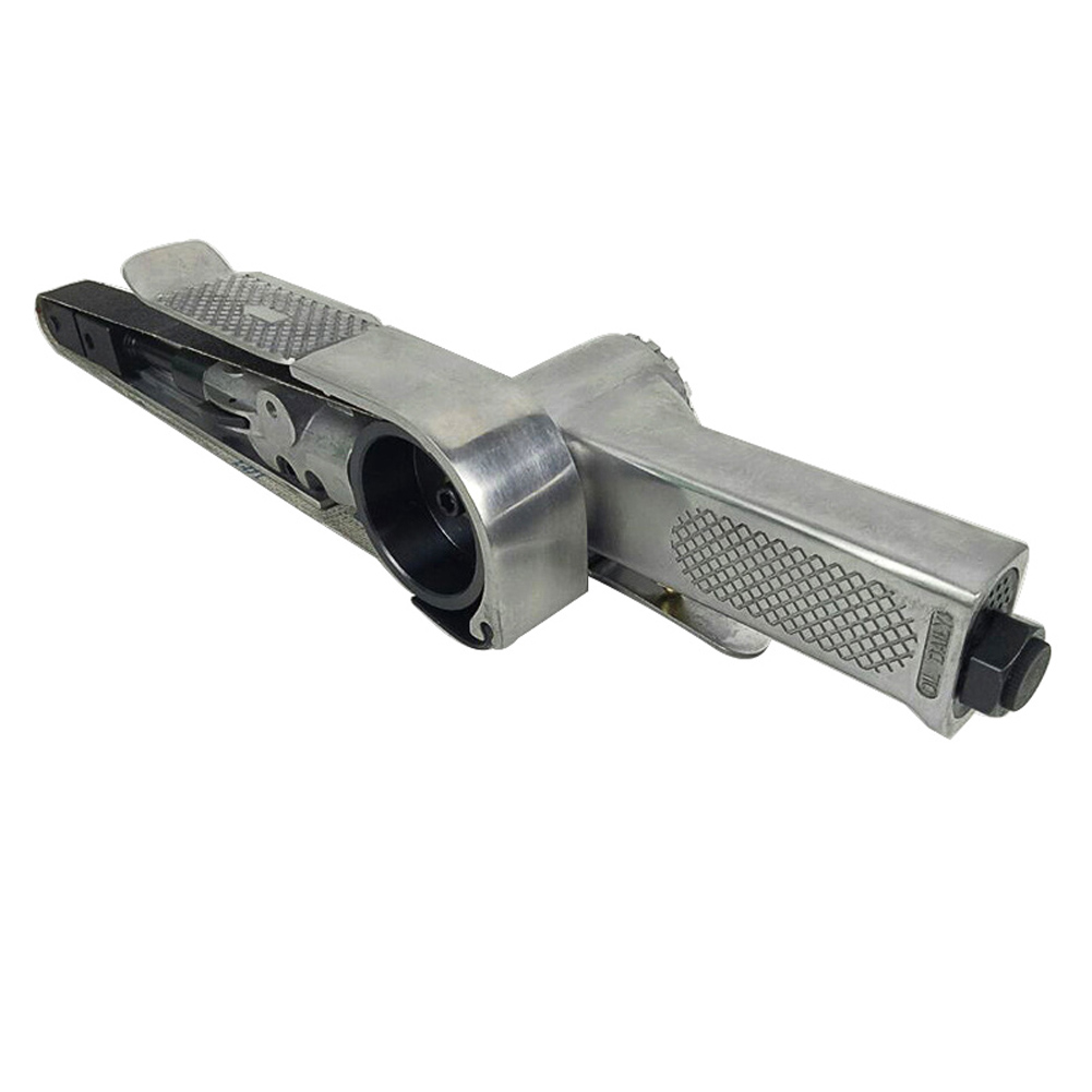 Rectifieuse d'angle d'air 3/8 "ponceuse à bande d'air avec bandes abrasives pour le ponçage du compresseur d'air