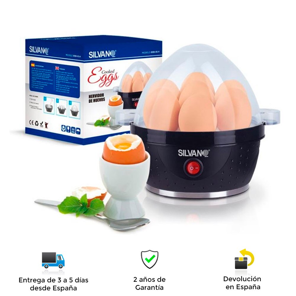 Elektrische Ei Shaker, Plastic, Staal, Slip, Draagbare, Lade, Water Meter, 7 Eieren, waterkoker, Eierkoker, Eierkoker