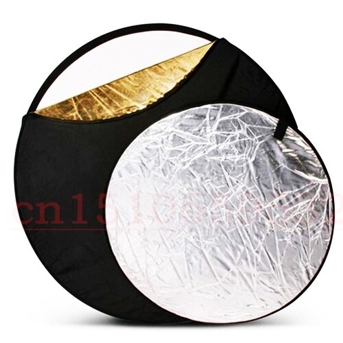 24 "60 cm 5 in 1 Draagbare Inklapbare Licht Ronde Fotografie Reflector voor Studio Multi Photo Disc