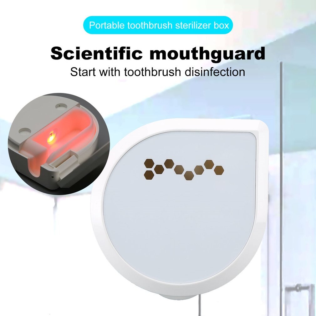 UV Toothbrush Disinfection Box Toothbrush Cleaner Smart Induction Toothbrush Holder Disinfection Box Holder