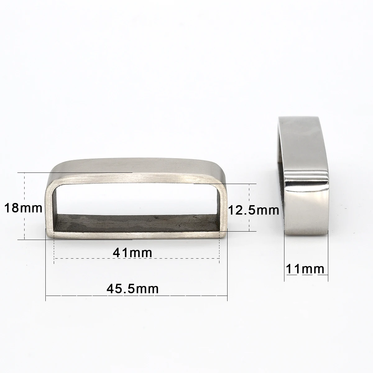 1 Stuk Roestvrijstalen Gordelhouder 40Mm D-Vorm Riem Riem Lus Ringgesp Voor Lederen Handtas Riem Riem Tailleband Onderdelen