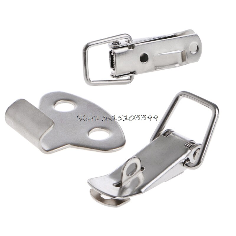 4 Pcs Hardware Cabinet Boxes Spring Loaded Latch Catch Toggle Hasp G08 Whosale&amp