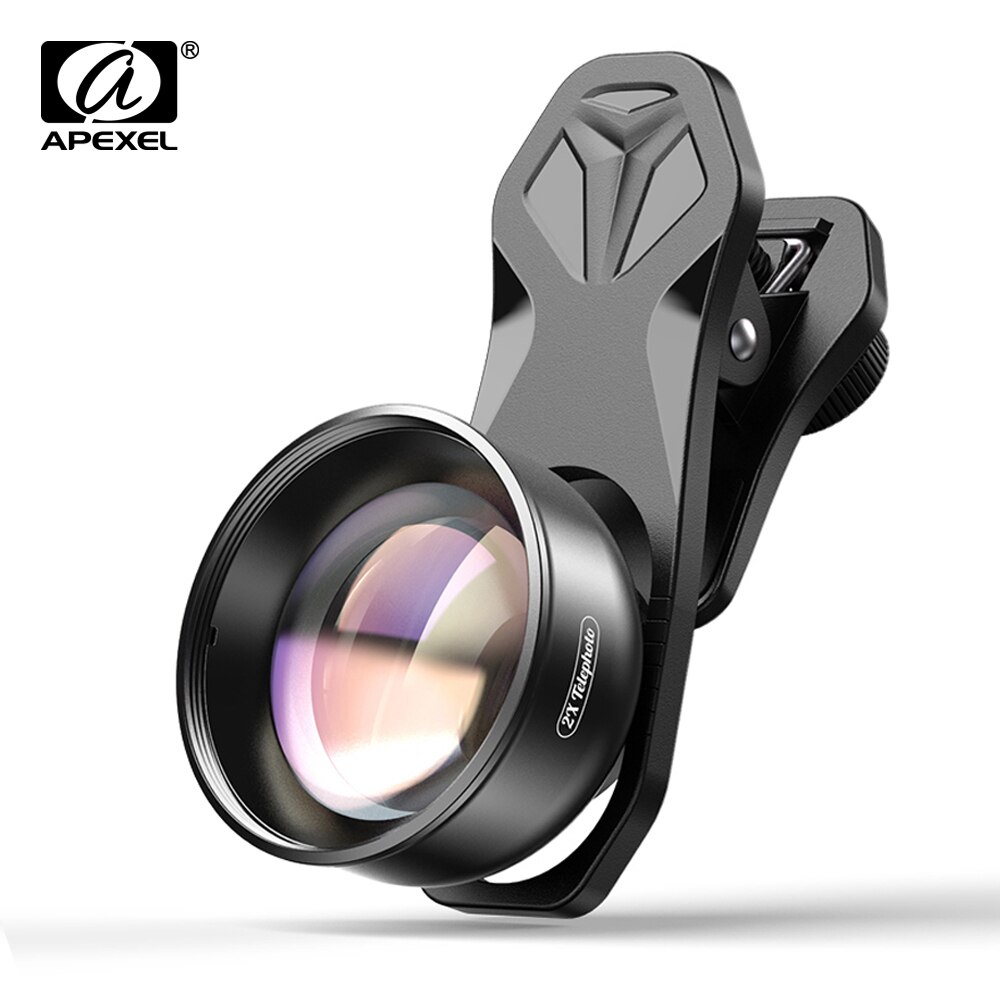 APEXEL HD 2X Mobile telephoto lens 4K Portrait phone telescope Camera Lens for iPhone huawei Samsung all smartphone