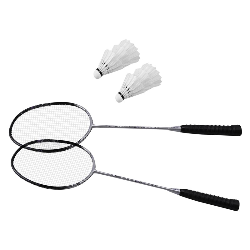 OREIDE Badminton Racket Carbon Fiber Double Racket Set, Ultra-Light and Durable, Double Racket Attack Type